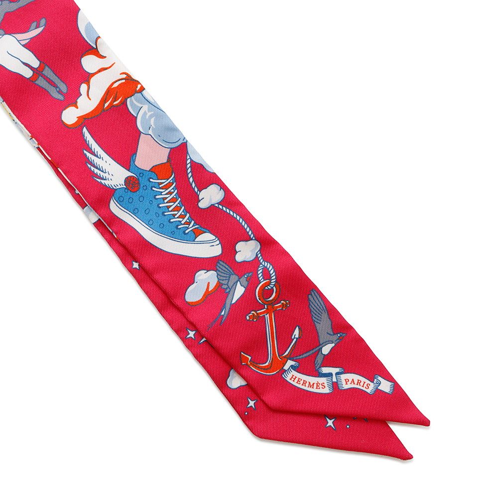 エルメス スカーフ ツイリー 私の雲 Sur Mon Nuage HERMES シルク