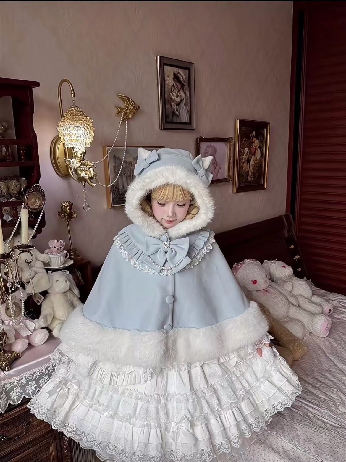 リズリサ ポンチョ ミルフィーユレースポンチョ ｜ LIZ LISA（リズリサ