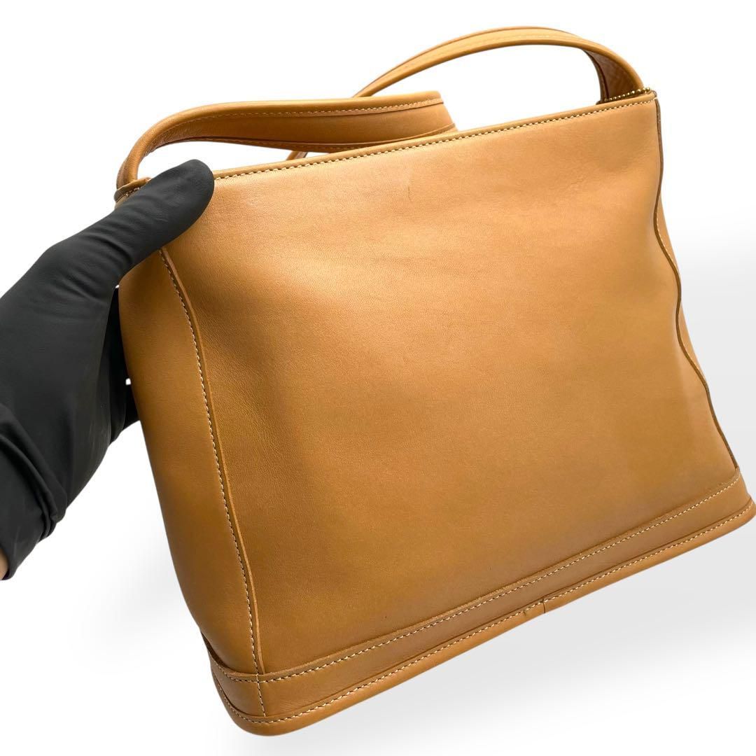 極美品 COACH オールドコーチ ショルダーバッグ 肩掛け ライト