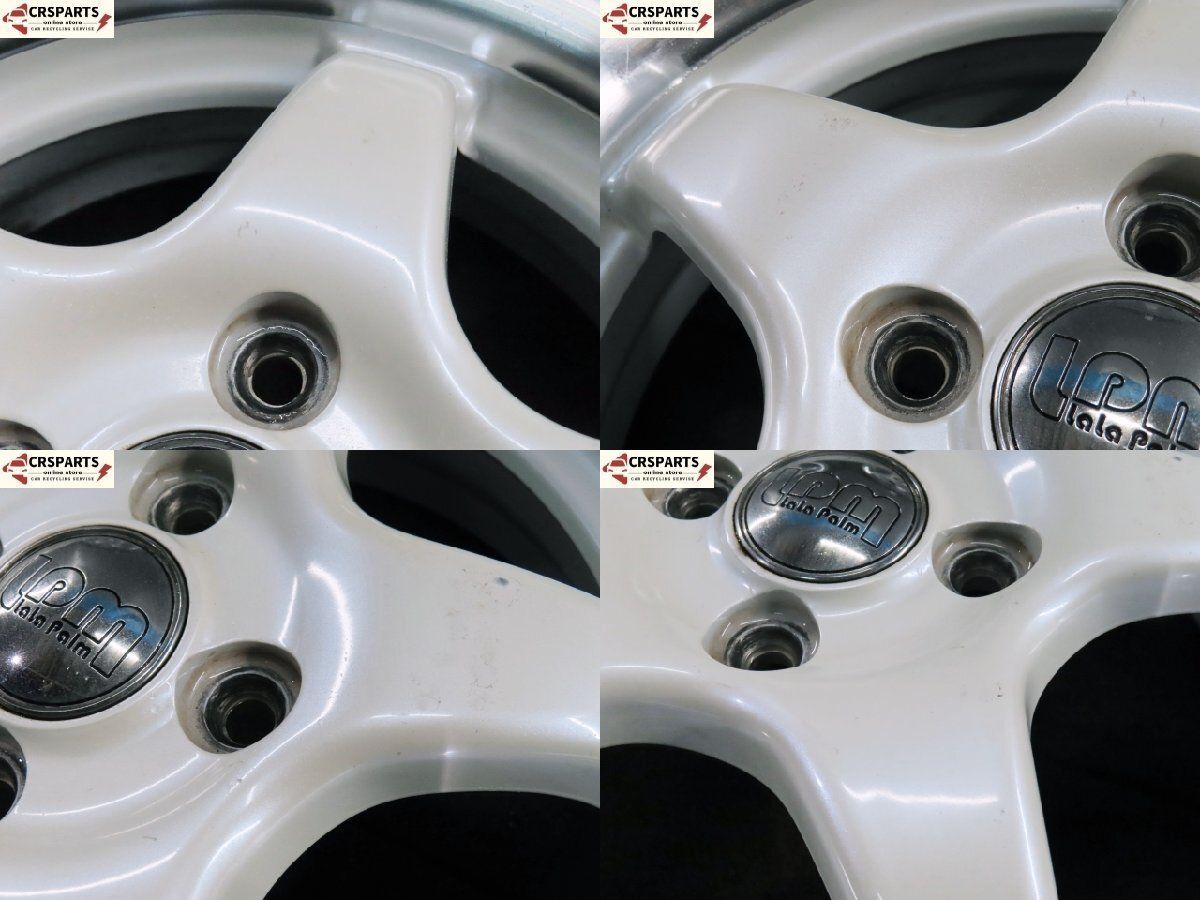 ララパーム 14× 4.5J +45 4H 100PCD ホイール ブリヂストン タイヤ付