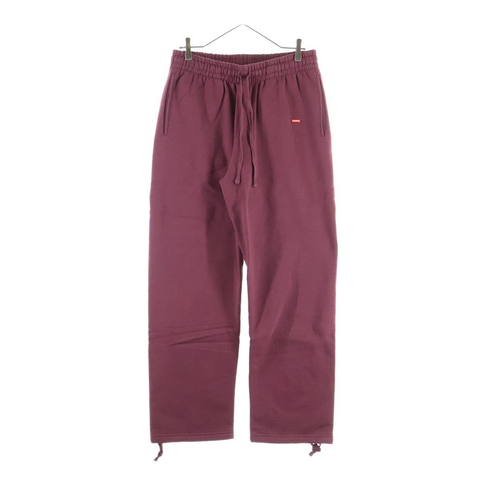 SUPREME シュプリーム 24AW Small Box Drawcord Sweatpant スモールボックスロゴ ドローコード スウェットパンツ バーガンディ