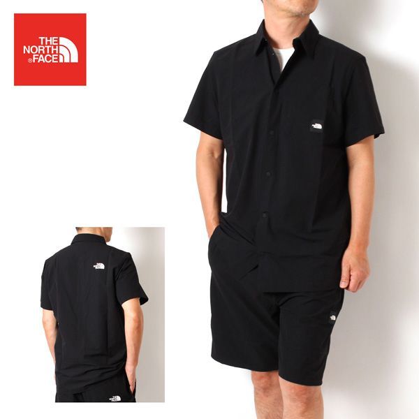 24SS新作 ザノースフェイス THE NORTH FACE  MURRAY BUTTON SHIRT + SAKAMI PULL ON SHORT セットアップ【TNF BLACK】 NF0A879P+NF0A879N  JK3/【2024SS】m-tops