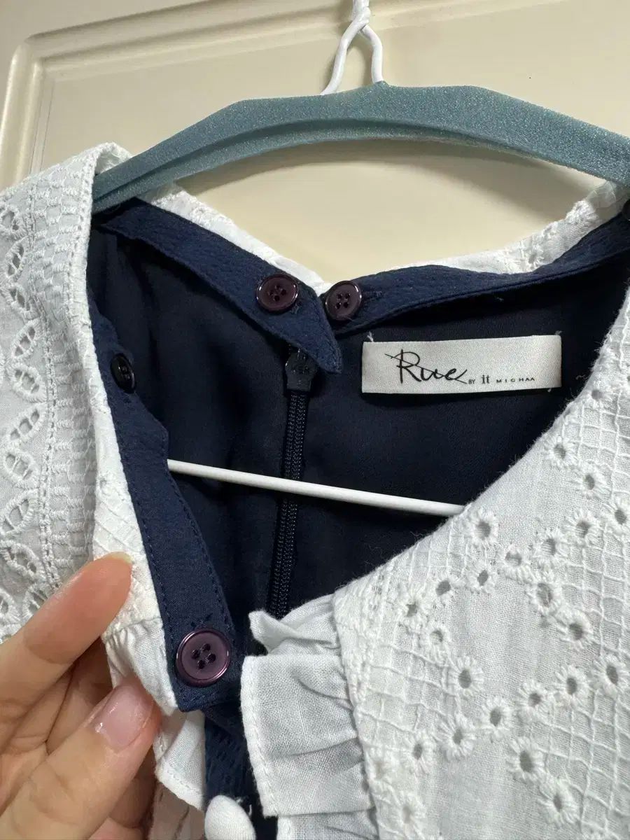 itMICHAA イッミシャ レース襟 ワンピース