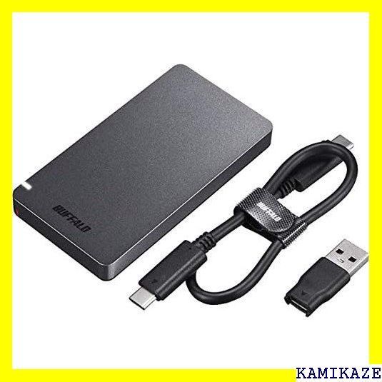 ☆大人気_Z033 バッファロー SSD-PGM240U3-B USB3.2 2 ポータブルSSD