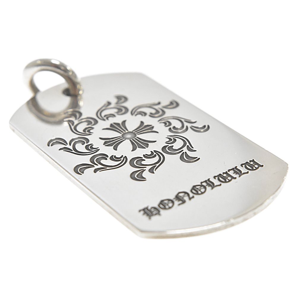 514ミリ横幅CHROME HEARTS クロムハーツ ラージ ドッグタグ CHシャイン ホノルル ホースシュー/CHプラス ネックレストップHONOLULU限定