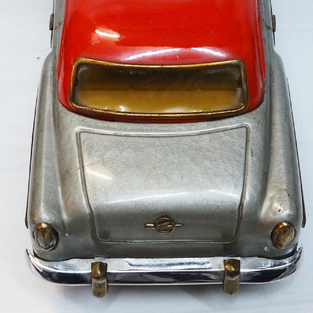 米澤【オペル オリンピア レコルト シルバー大】ブリキtin toy car箱無 米澤玩具【OPEL Olympia Rekord オペル オリンピア レコルト