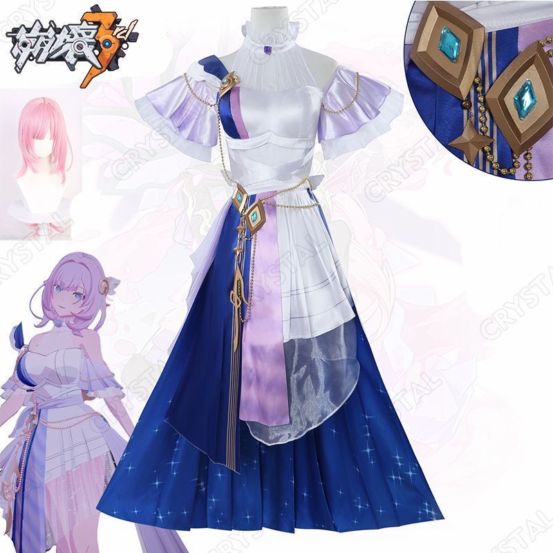 崩壊3rd エリシア コスプレ衣装 ウイッグ付き 純真なる夢歌 崩壊 スターレイル ヒロイン Elysia 水着 コスプレ衣装 コスチューム ハロウィン クリスマス 制服 大人 子供 cosplay イベント