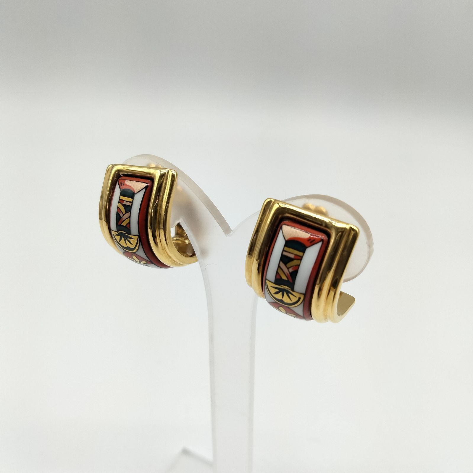 ✨美品✨ エルメス エマイユ イヤリング ピアス - メルカリ