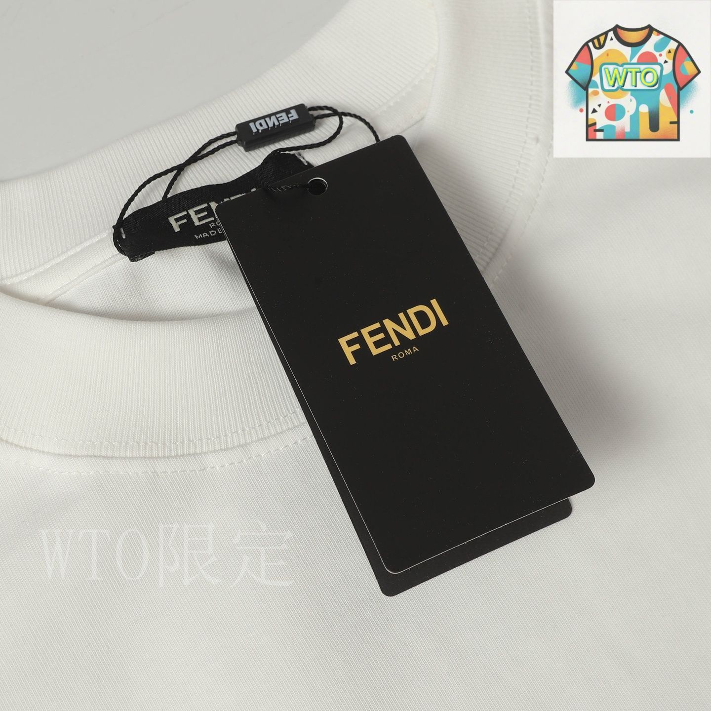 ◆FENDI◆ 白いコットンTシャツ Tシャツ コットン ホワイト | Fendi