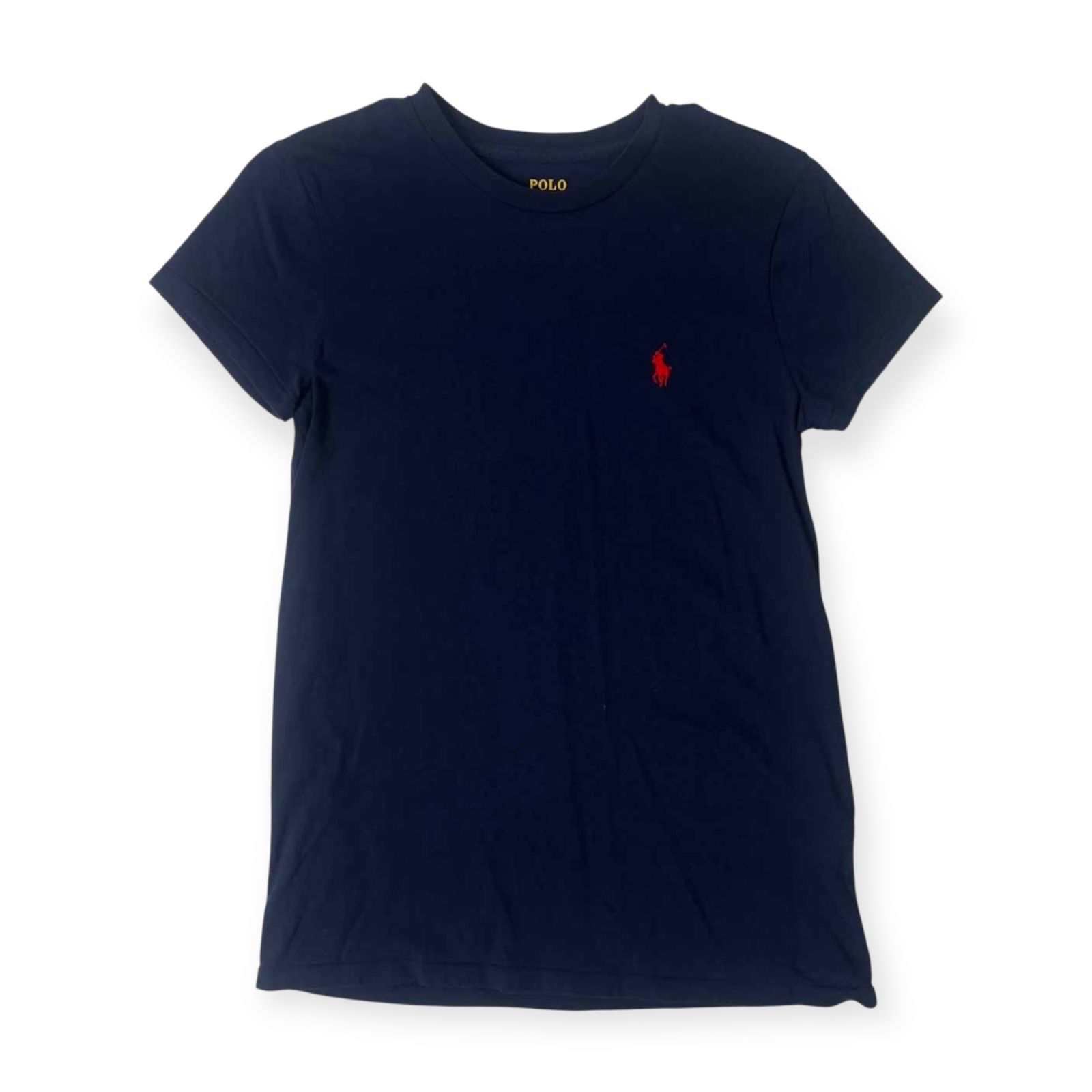【全国無料，最新作】 POLO RALPH LAUREN ポロ ラルフローレン ワンポイント 半袖 Tシャツ XS/ネイビー メンズ Tシャツ