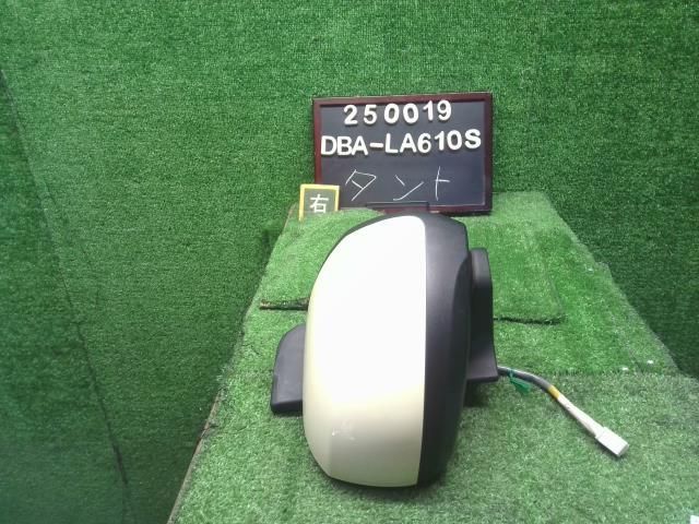 タント DBA-LA610S 右 運転席 ドアミラー　サイドミラー　 87910-B2G50 自社品番250019
