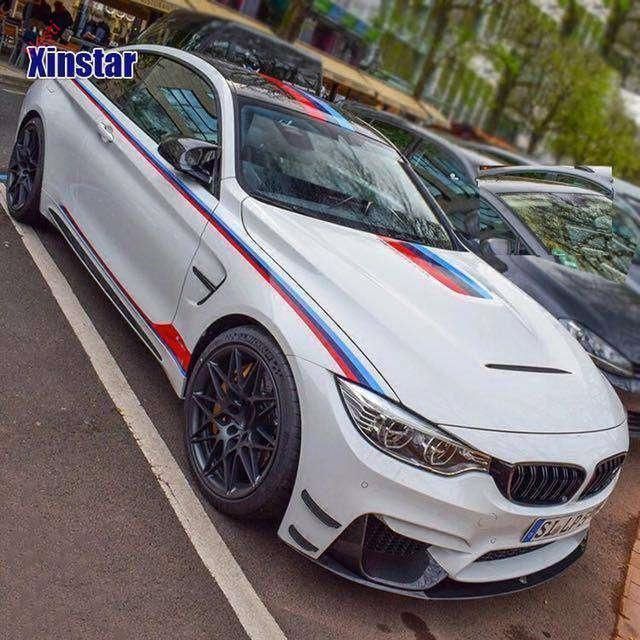 高品質 490 ステッカー、デカール　Mパワー トップ/サイド/ドアステッカー BMW F30 F10 E60 E90 M3 M4 M5 320 330 328 520