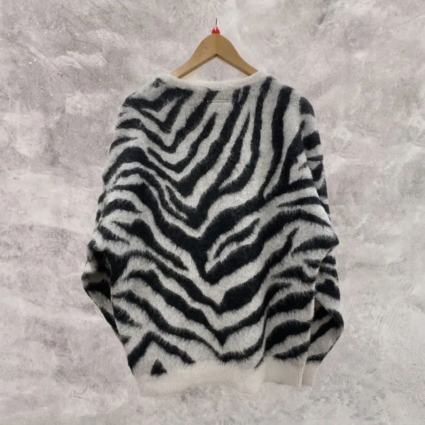 トップス MINEDENIM Zebra Mohair Knit MINEDENIM(マインデニム)｜Zebra Mohair Knit Crewneck Pullover