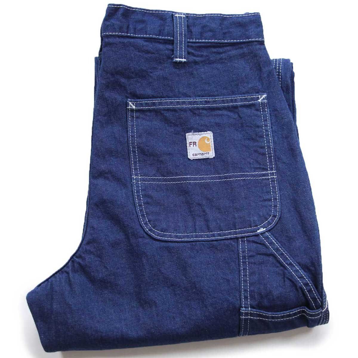 メキシコ製 carharttカーハート FR デニム ペインターパンツ w32