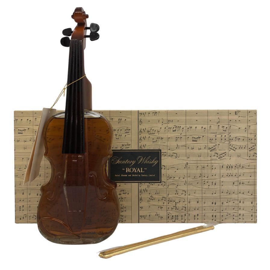 【未開栓】サントリー ウイスキー ローヤル バイオリン型 700ml SUNTORY サントリー ローヤル バイオリン 700ml 43％ 未開栓 古酒 未開