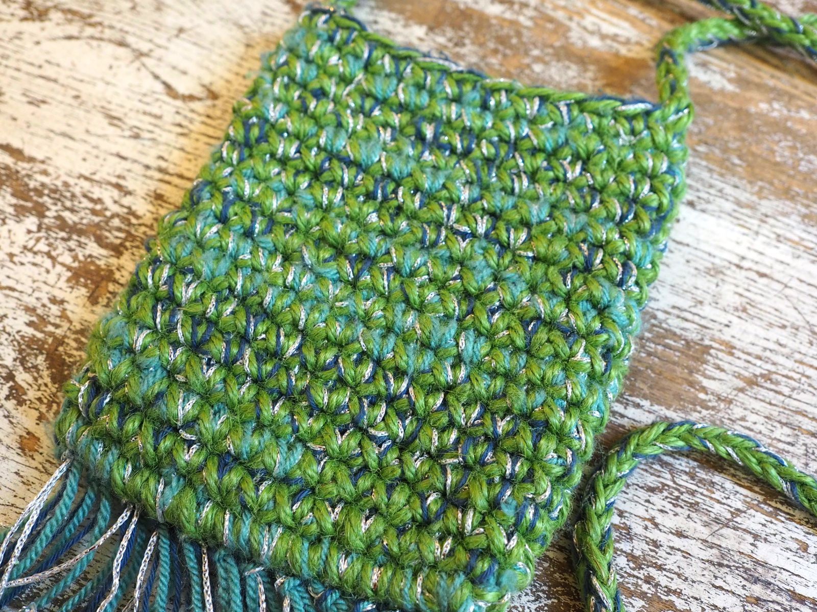 ◇NICHOLAS DALEY (ニコラスデイリー）23SS HAND CROCHET NECK POUCH 