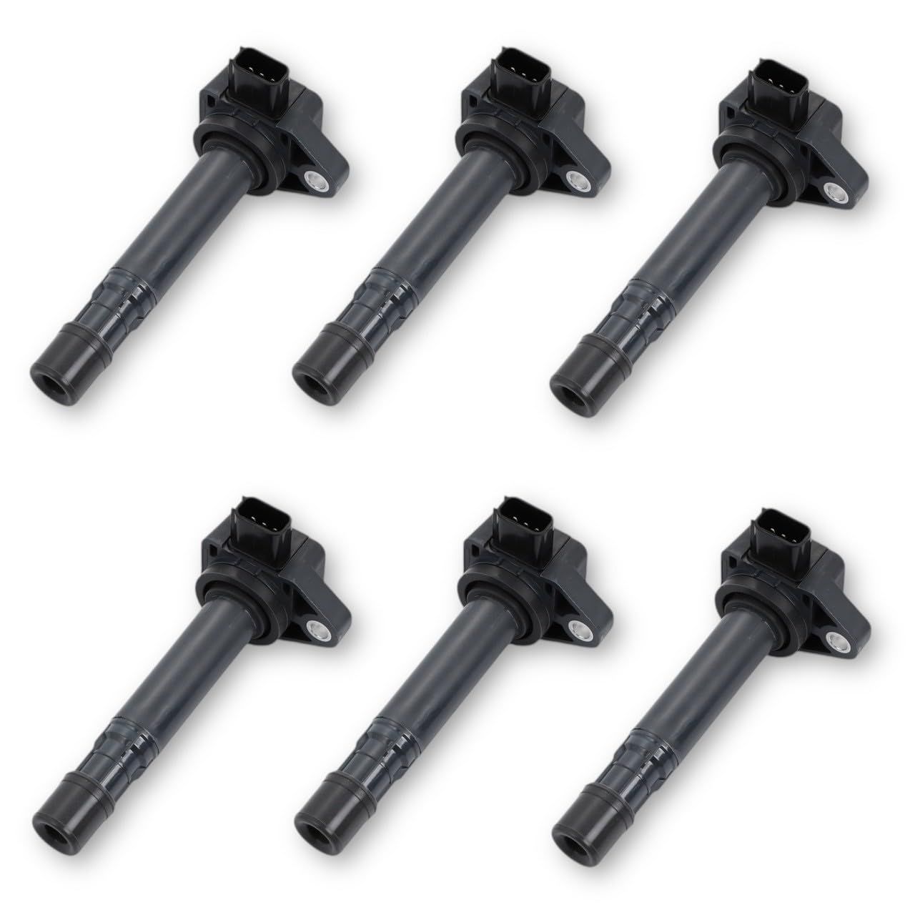 Kanoan ホンダ 用 イグニッションコイル 3ピン ライフ JB5 バモス アクティ ゼスト ストリーム シビック ザッツ 等30520-RGA-004 30520-RCA-S01 30520-PFE-004 30520-PVJ-A01 汎 6本セット