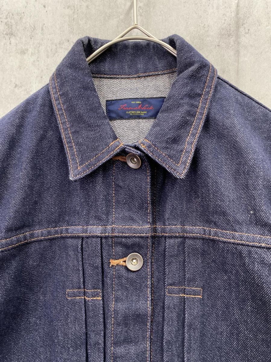 FRAMeWORK デニムジャケット Gジャン 36 フレームワーク デニムジャケット 36 2nd インディゴ デニムジャケット