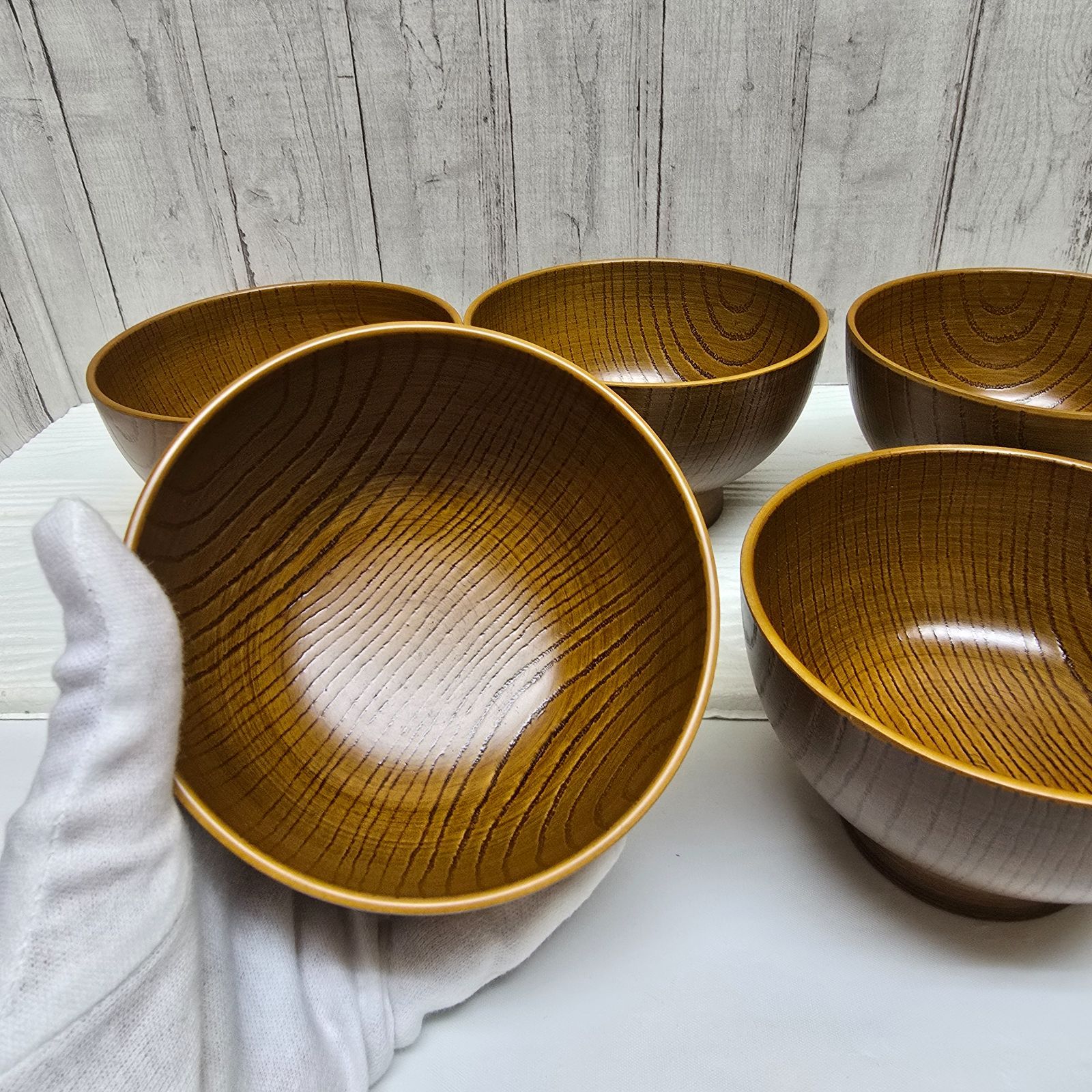 蓋付 吸い物椀 5客】木合 汁椀 木合 汁椀 5個