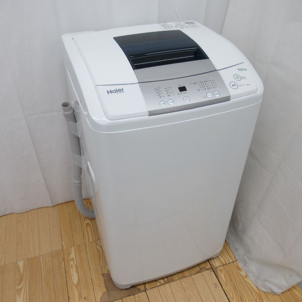 Haier ハイアール 全自動電気洗濯機 6.0kg JW-K60M 2016年製 ホワイト 