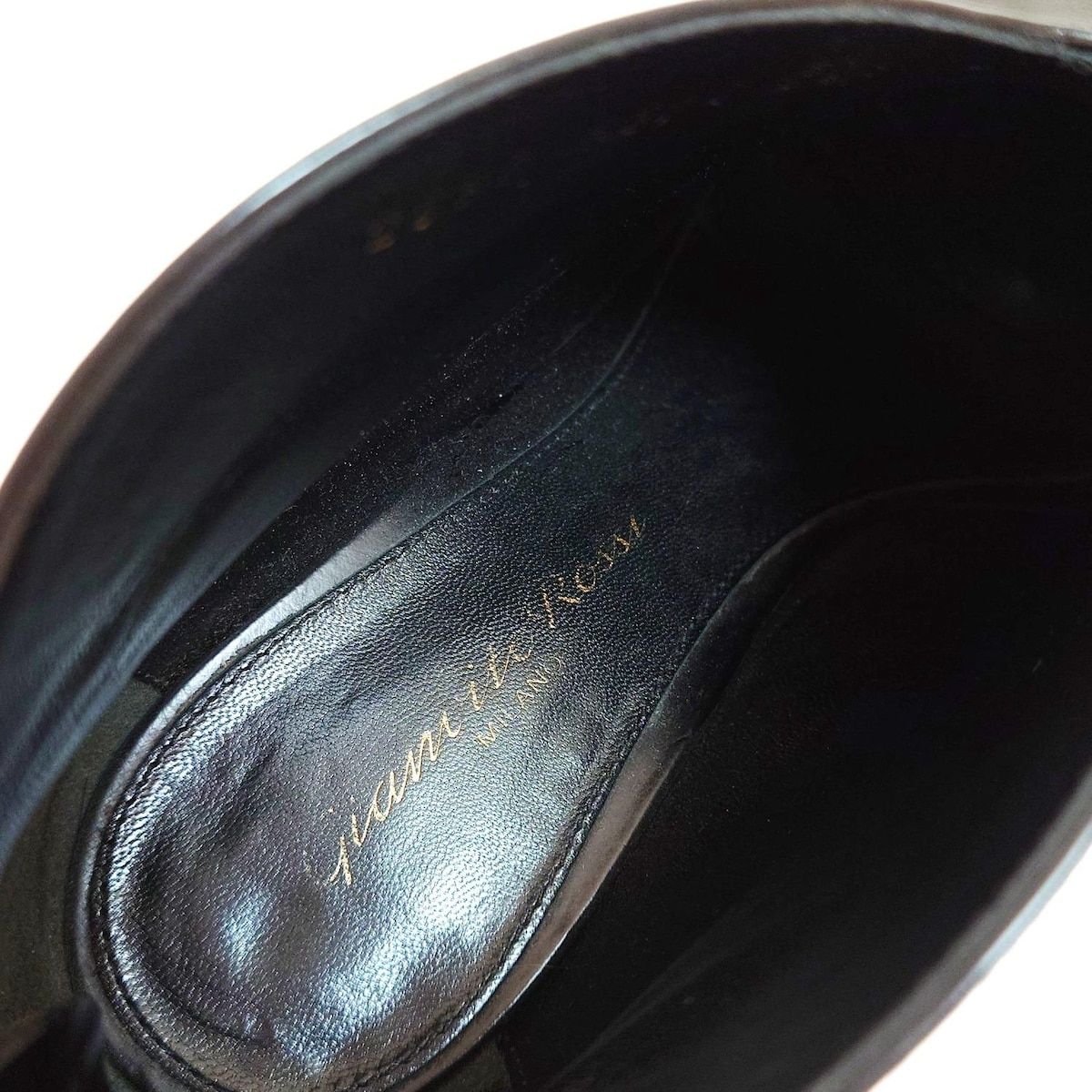 Gianvito Rossi ジャンヴィト ロッシ ブーティ 36 レディース - 黒 アウトソール張替済 レザー WWW_WOWDIGSITE_COM