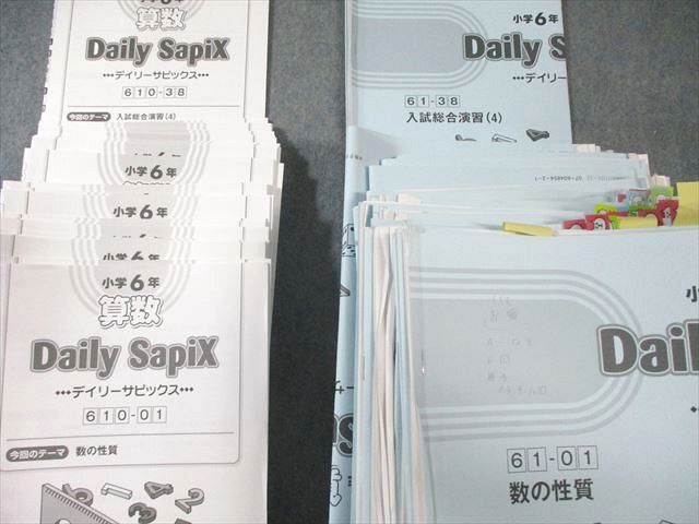 SAPIX 小6 サピックス デイリー/サマー/サポート/チェックなど