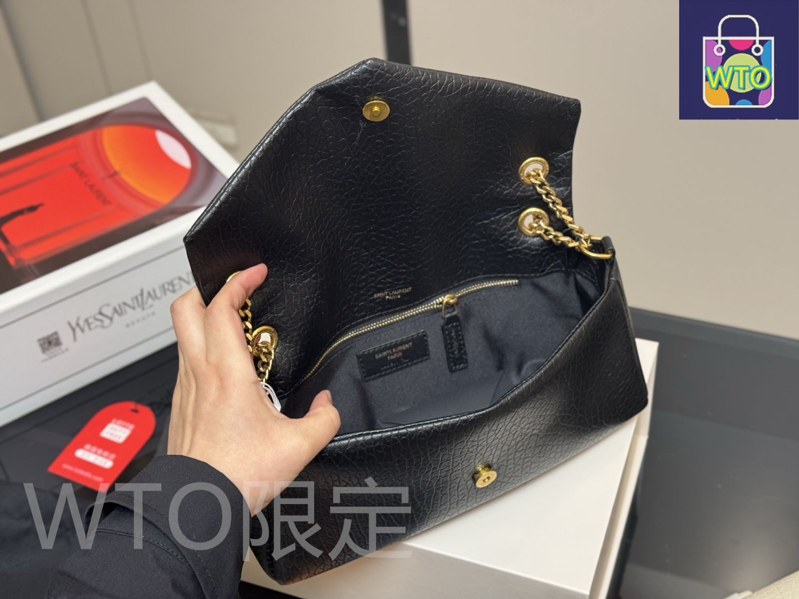 今日特価】Saint Laurent Calypso アームバッグ（羊皮紋