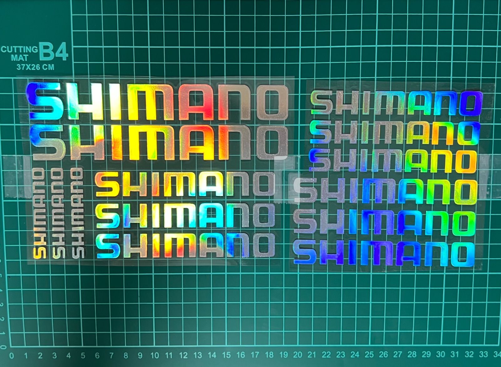 メルカリShops - シマノステッカー レインボーオーロラ 30cm