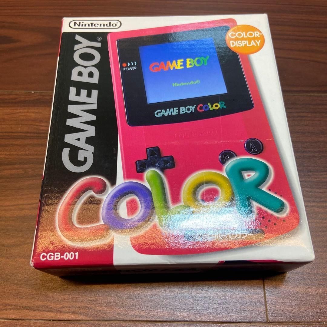ゲームボーイカラー レッド 本体 ほぼ 3949