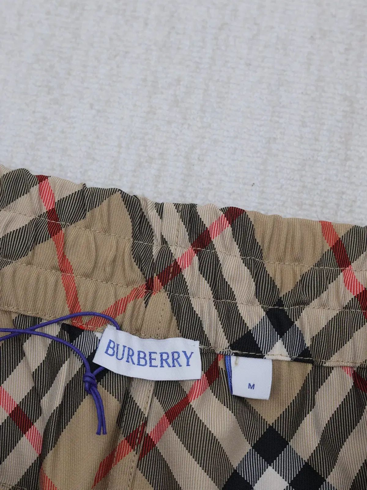 BURBERRY(バーバリー ) ノヴァ チェック シルク ショートパンツ