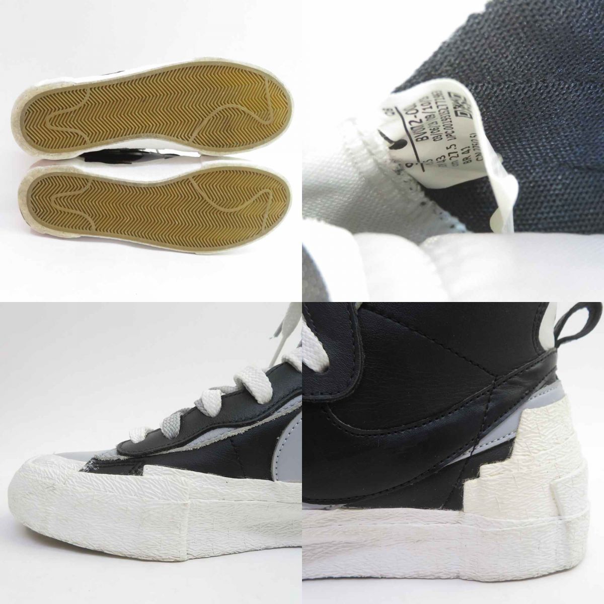sacai × NIKE BLAZER MID サカイ ナイキ ブレザー ミッド BV0072-002 