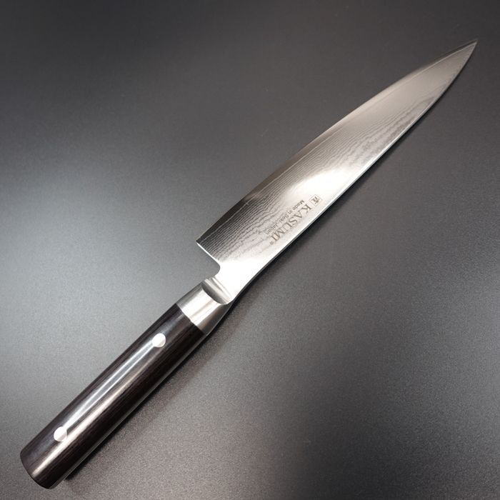 メルカリshops 霞 Kasumi 包丁セット ダマスカス 剣型包丁 ダイヤモンドシャープナー