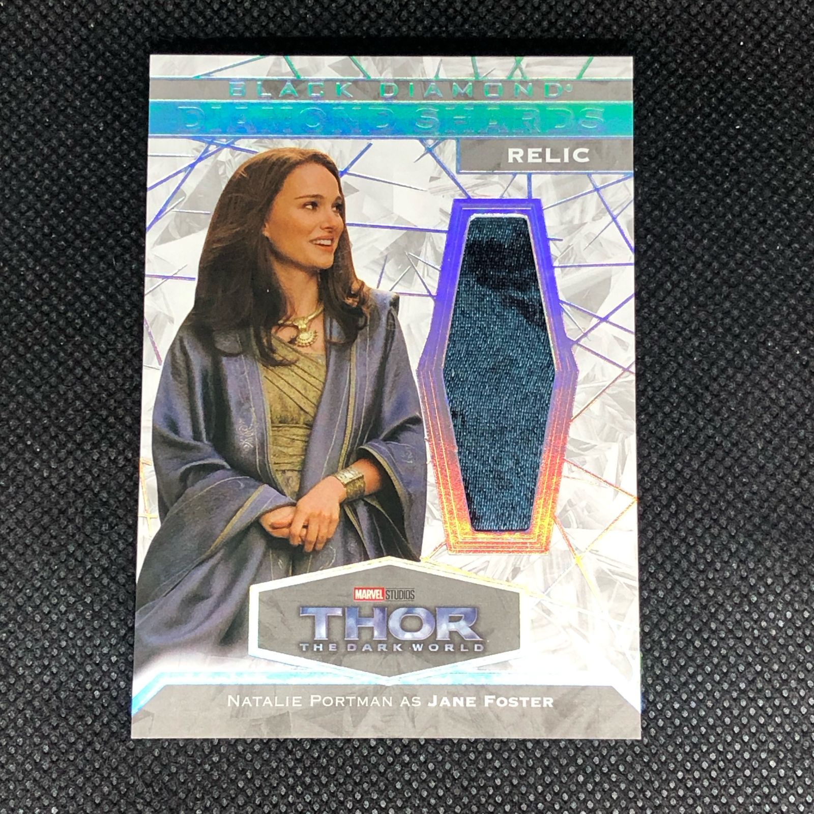 Natalie Portman | ナタリーポートマン 2021 Upper Deck Marvel Black Diamond Diamond Shards 衣装カード DS-NP