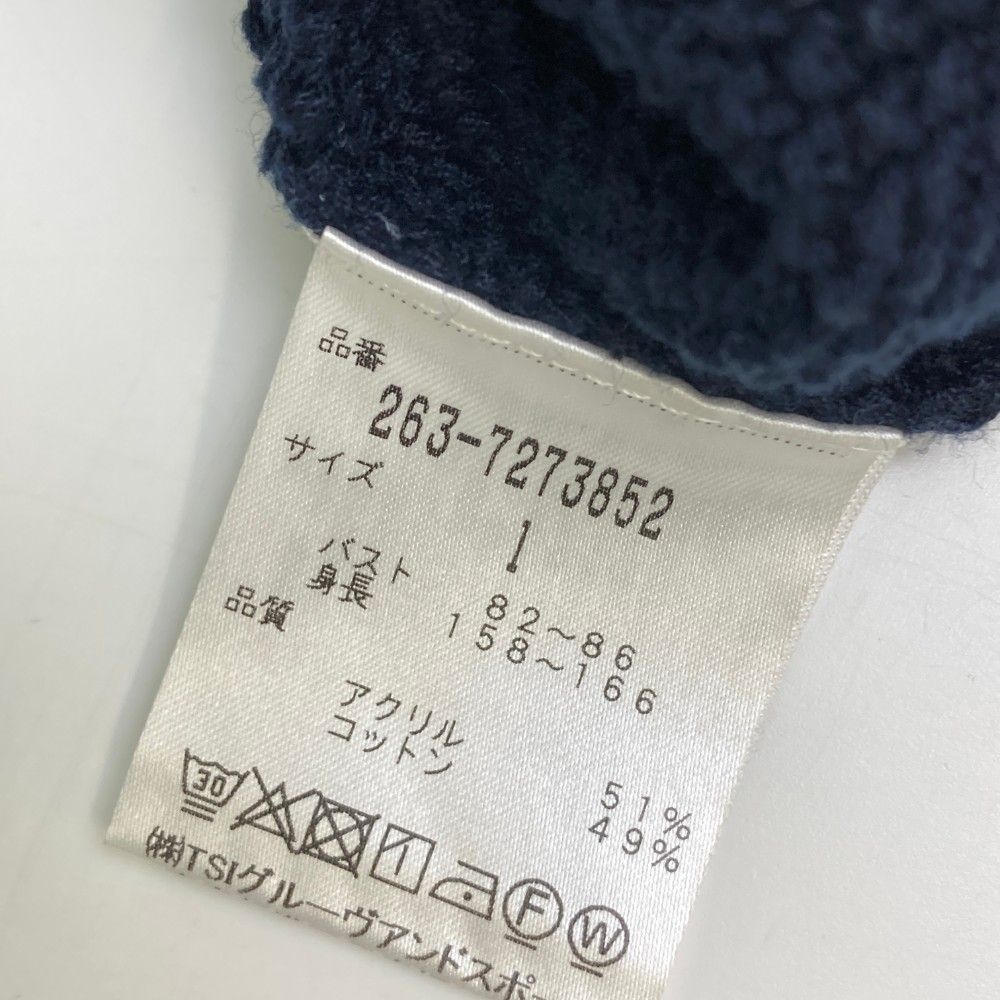 サイズ：1 JACK BUNNY ジャックバニー Vネック ニットベスト ネイビー