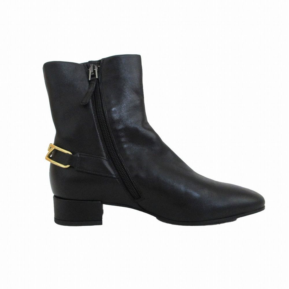 EMPORIO ARMANI(エンポリオアルマーニ) ★ショートブーツ 美品 エンポリオ アルマーニ EMPORIO ARMANI バックロゴ金具