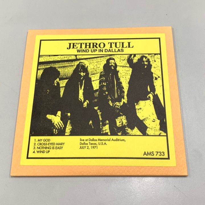 ○01)【同梱不可】【紙ジャケット】JETHRO TULL/WIND UP IN