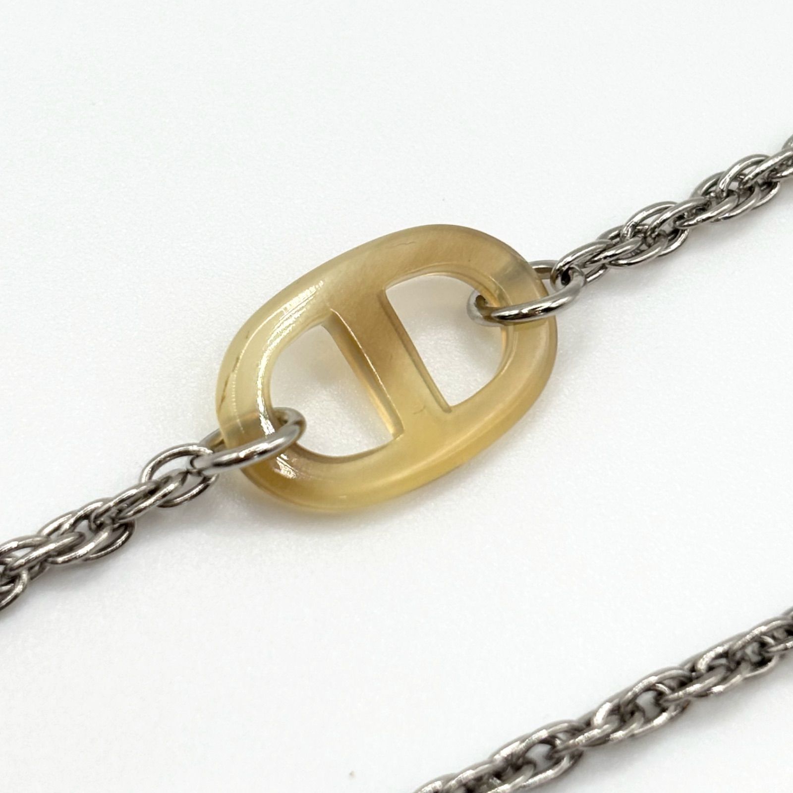 HERMES エルメス ネックレス ボン ヴォヤージュ メタル バッファロー