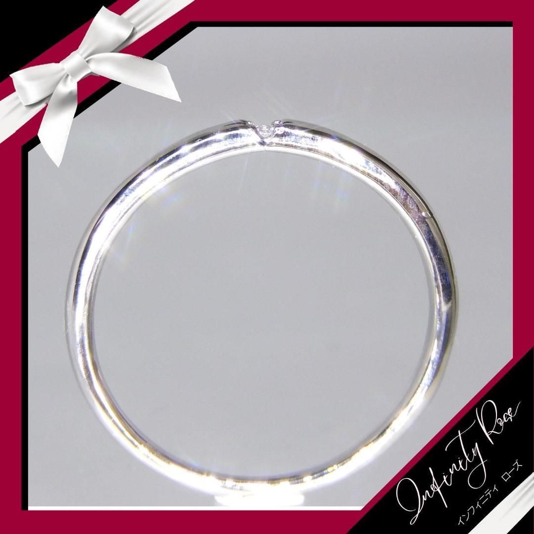 1090）16号 18KGPシルバーのシンプル一粒細リング大人の指輪 リング - メルカリ