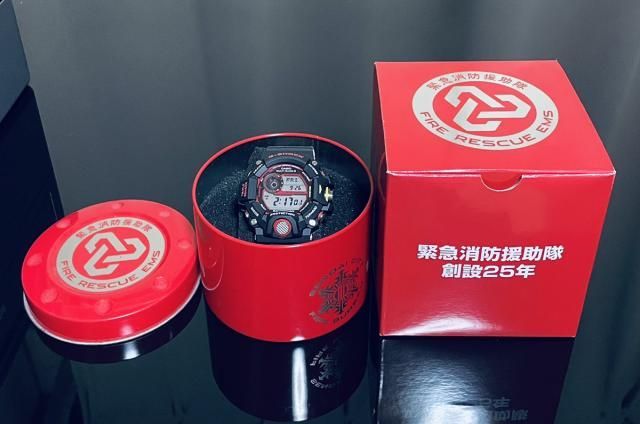 新品】CASIO G-SHOCK 腕時計 カシオ 緊急消防援助隊 コラボ レンジマン  