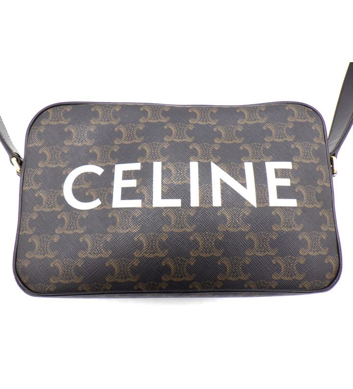 セリーヌ CELINE 194502 ロゴ トリオンフ メッセンジャー ショルダー バッグ w23135