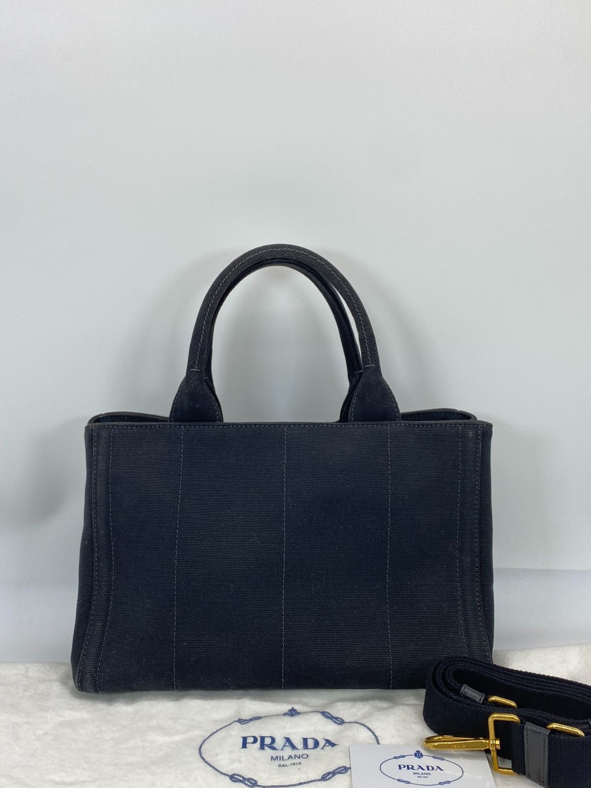 PRADA プラダ カナパ スタッズ ビジュー トートバッグ 5000105884103408_1.jpg