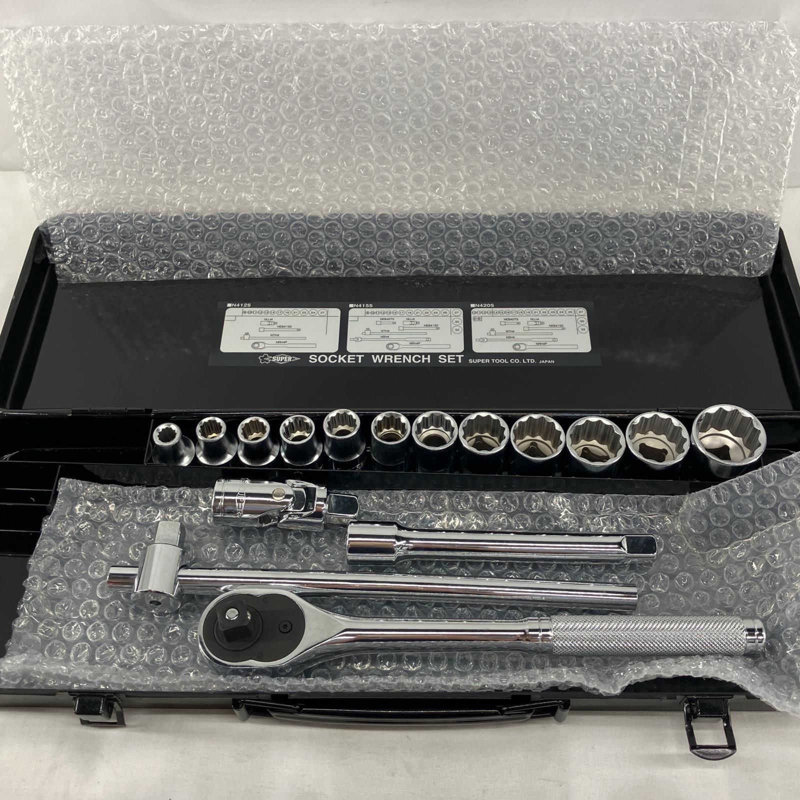 SUPERTOOL 工具 ハンドツール ツールセット SUPERTOOL N412S N412S ブラック