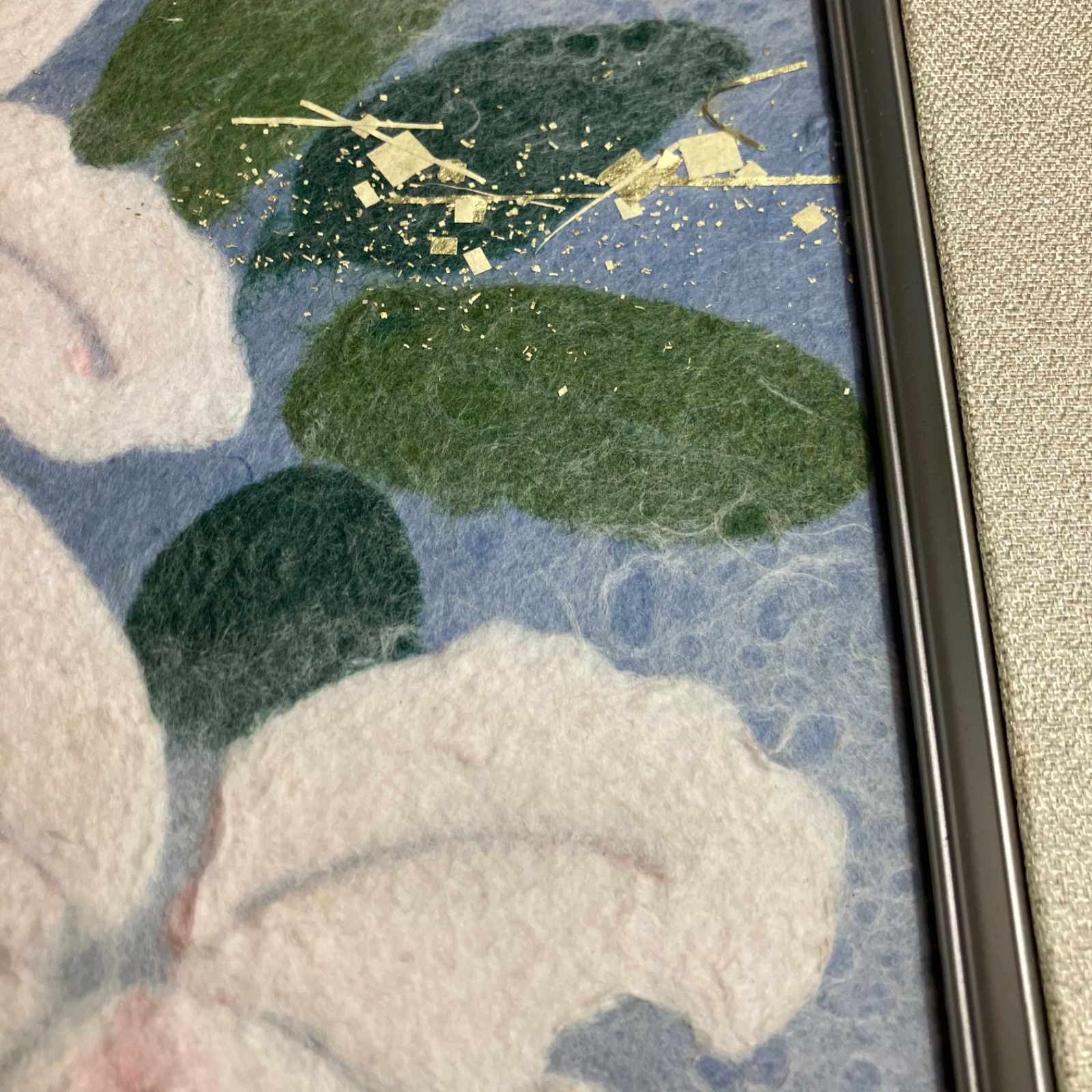 美品 山内一生 「華」 小原和紙工芸 ちぎり絵 人間国宝 - メルカリ