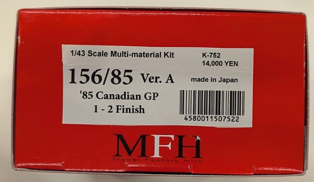 MFH|モデルファクトリーヒロ 1|43Scale Multi-material Kit 156|85 Ver.A K-752