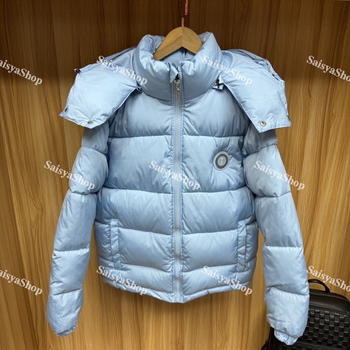 trapstar ダウンジャケット ブルー水色 男女兼用 M 【公式通販】