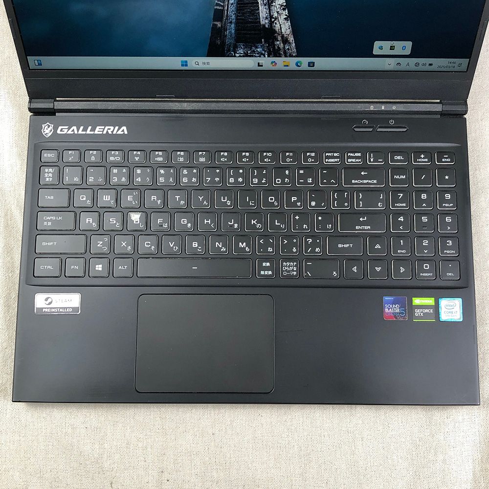 ジャンク GALLERIA ゲーミングノートPC GTX1650 - メルカリ