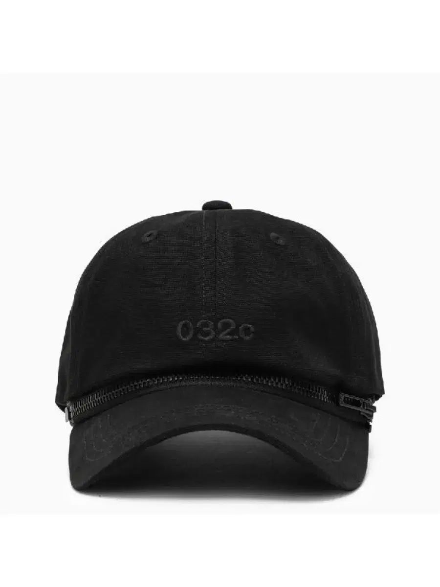 032 C 刺繍ロゴ コンバーチブル ベースボールキャップ ブラック OS
