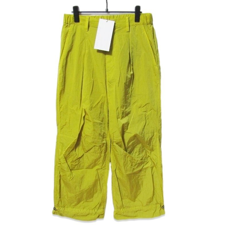 prasthana パラシュートオーバーパンツ parachute over trousers OD P-2003002 イージーパンツ MUSTARD M 27111649