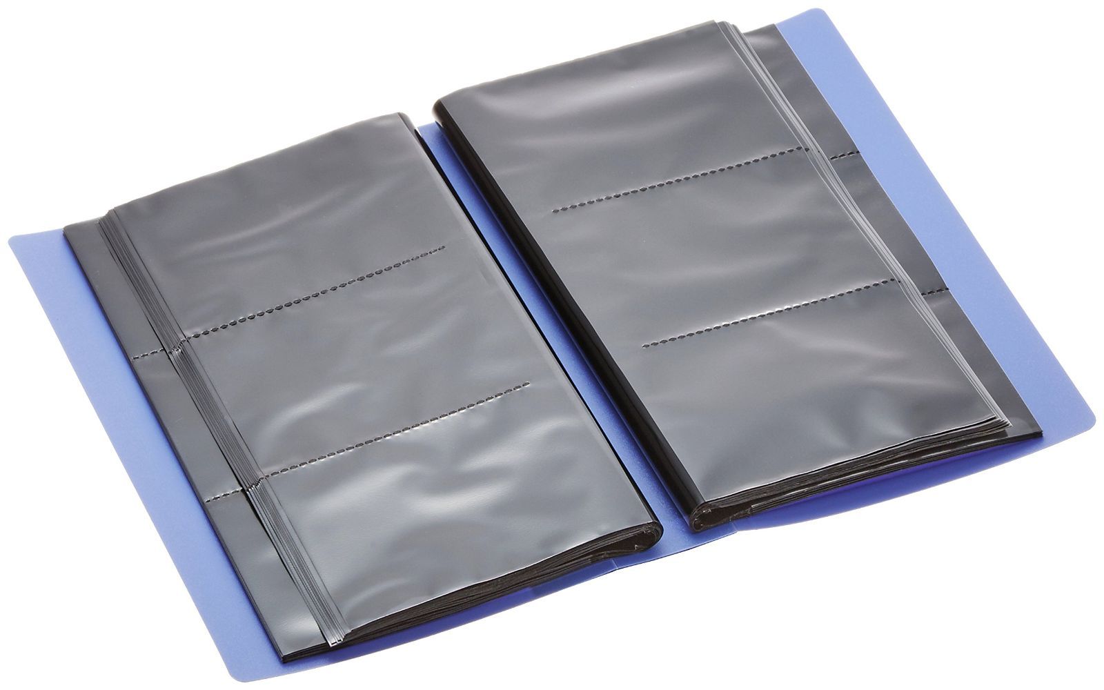 ブルー 片面3ポケット