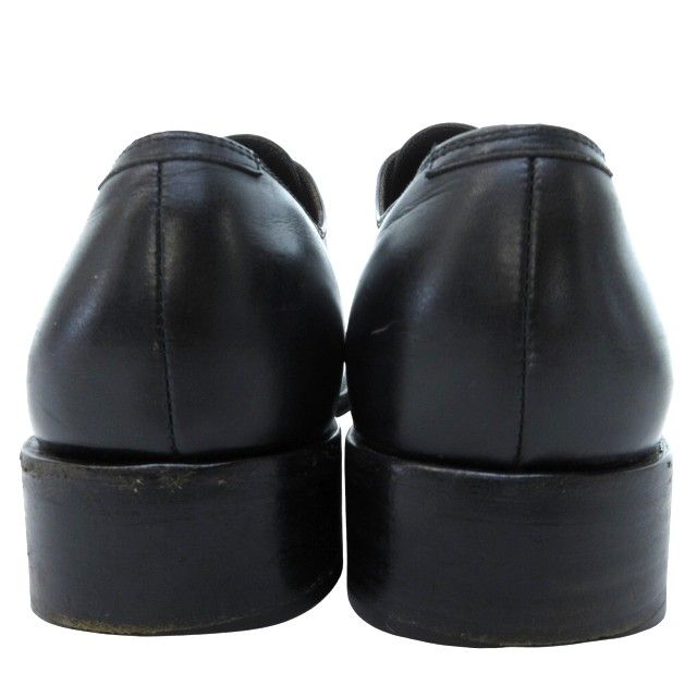 FERRAGAMO ブラックレザードレスシューズ Ferragamo エナメルレザー オックスフォードシューズ | ブラック